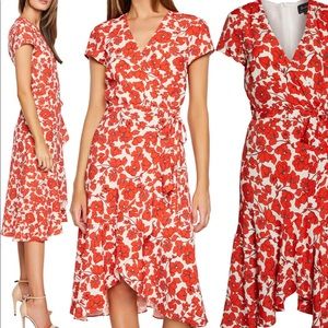 Bardot- Fiesta Floral Faux Wrap Dress